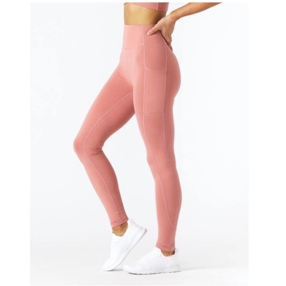 Glyder Taper  High Rise Leggings in Clay L NWT